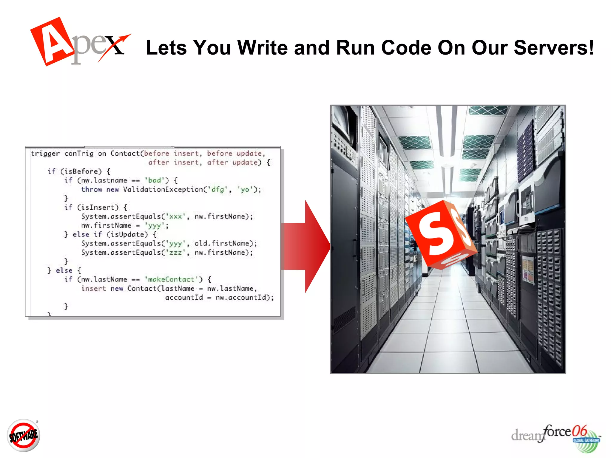 Lets You Write and Run Code On Our Servers! 
