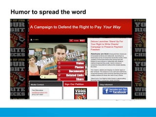 Humor to spread the word

 