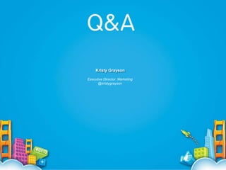 Kristy Grayson
Executive Director, Marketing
@kristygrayson

 