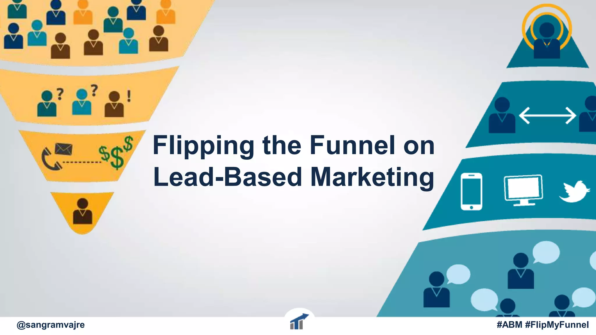 Flipping the Funnel on
Lead-Based Marketing
@sangramvajre #ABM #FlipMyFunnel
 