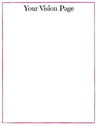 Your Vision Page
 