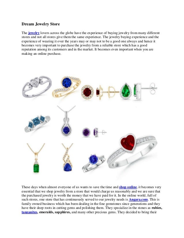 Dream jewelry store
