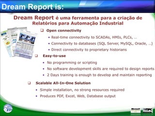 InduSoft Web Studio e Dream Report | PPTX