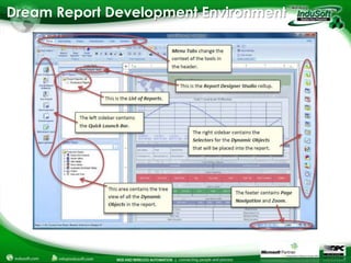 Dream Report Development Environment
 