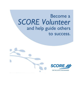 Become a SCORE Volunteer
