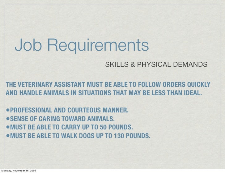 Veterinary Assistant Job Description / Veterinary Assistant Job Description Becoming One Top Trade School