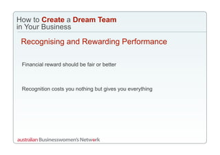 Dream Team Webinar Slides