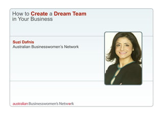 Dream Team Webinar Slides