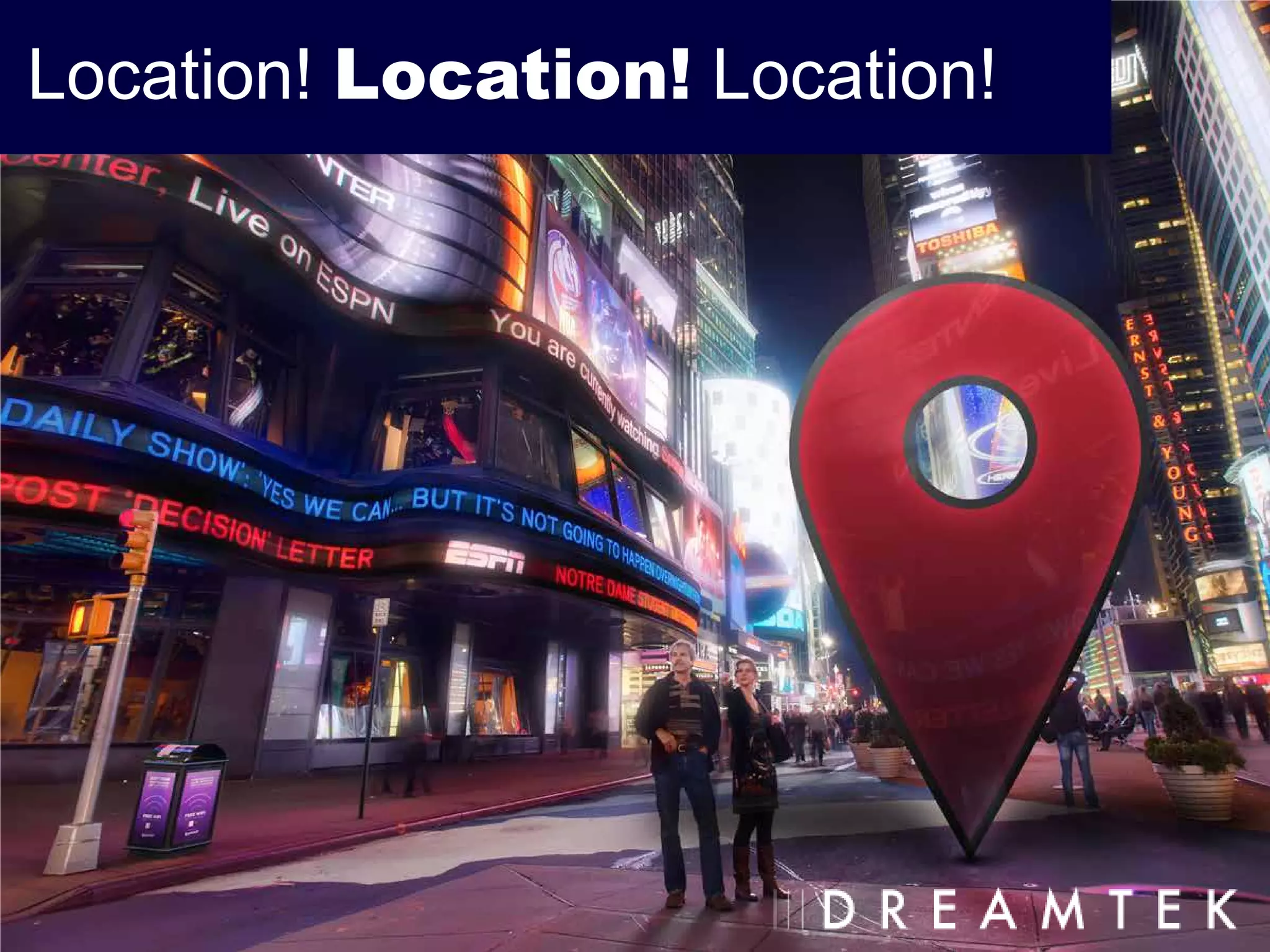 Location! Location! Location!
 