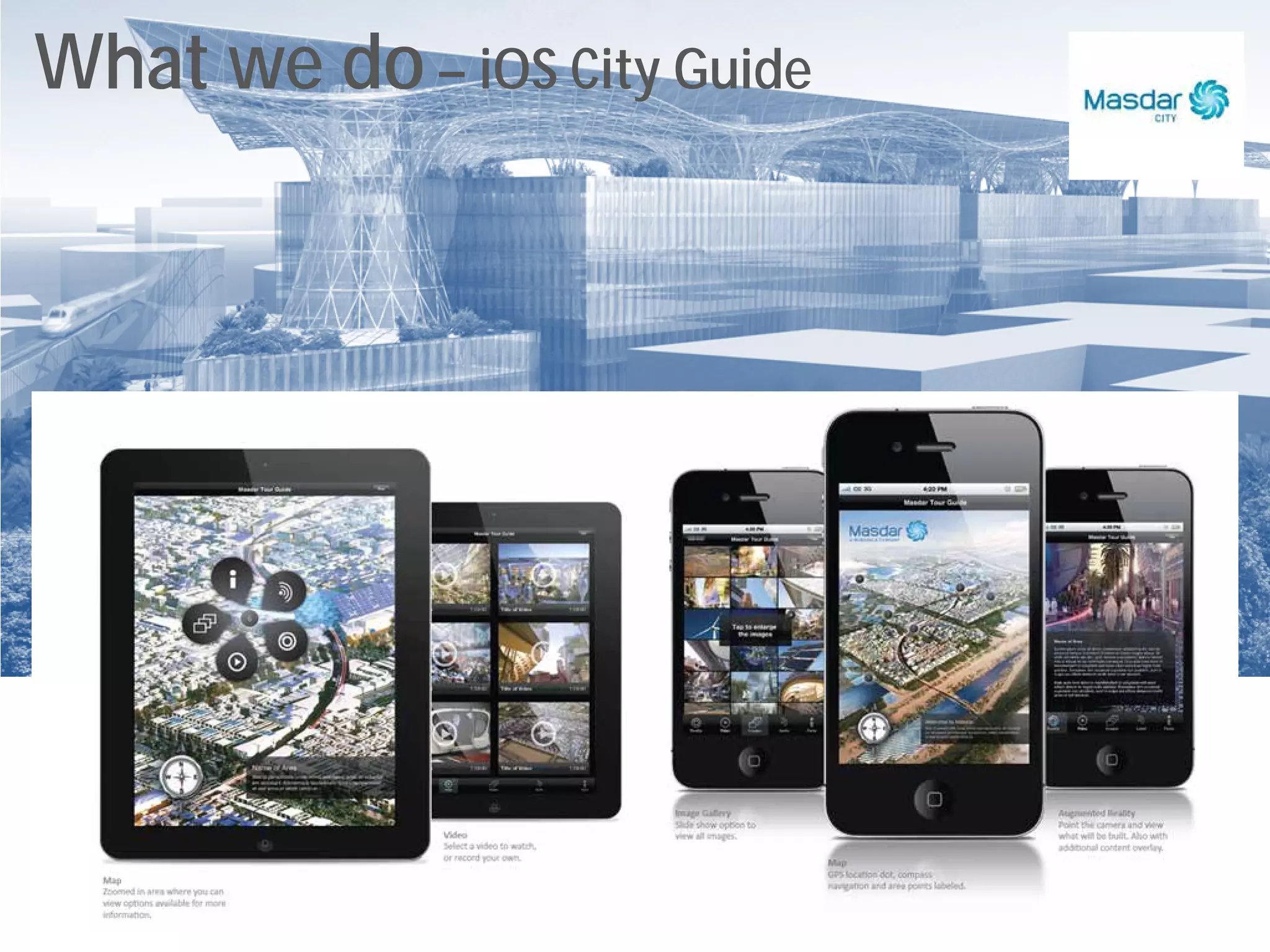 What we do – iOS City Guide
 