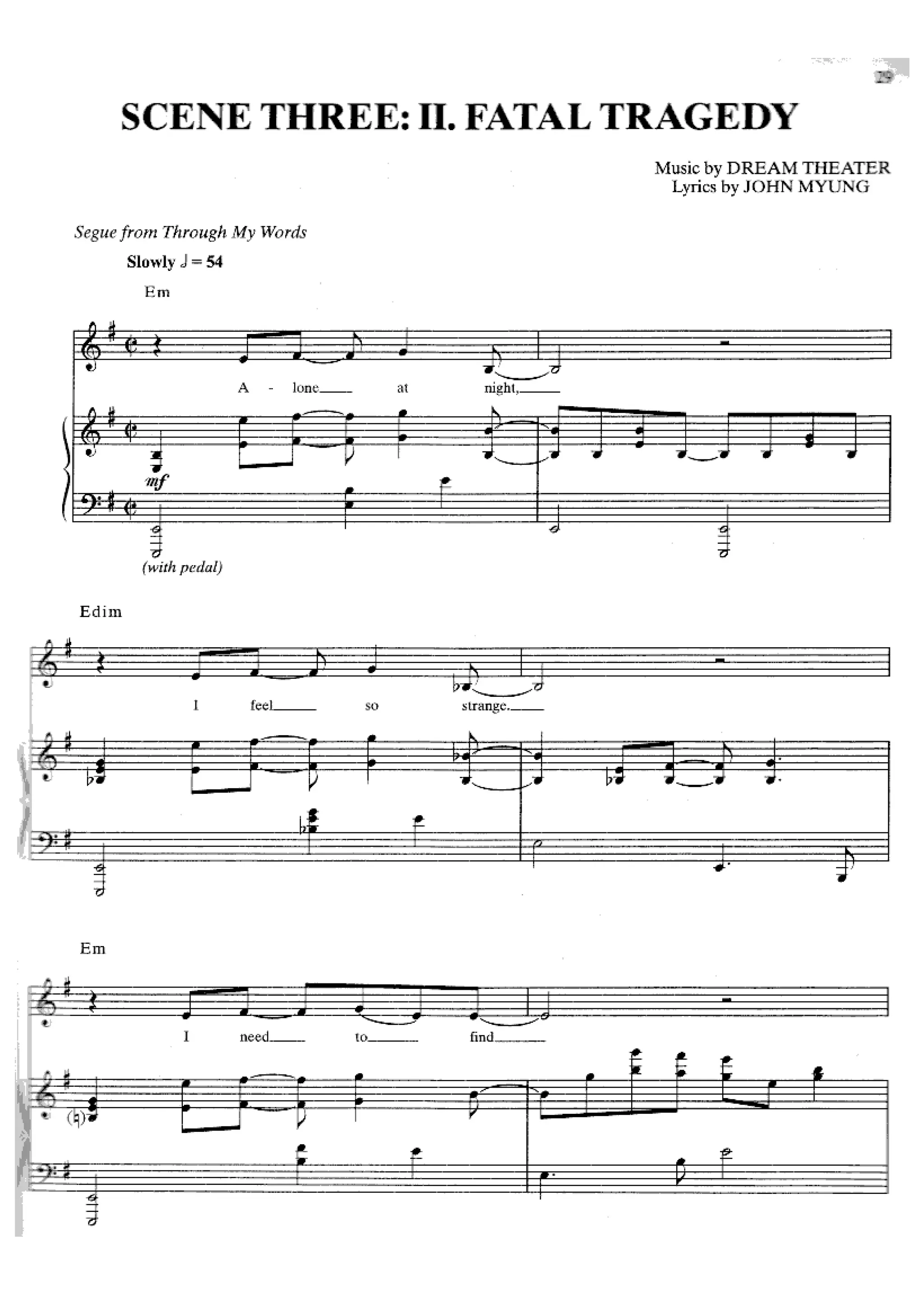 dream theater scenes from memory