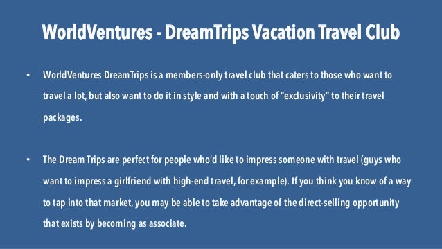Worldventures vacation deals