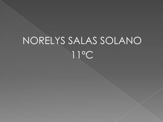 NORELYS SALAS SOLANO
         11ºC
 