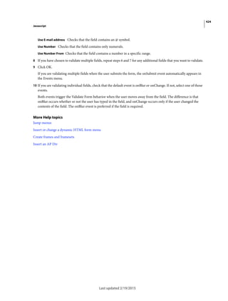 Dreamweaver reference