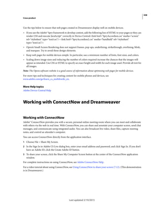 Dreamweaver reference