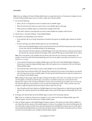 Dreamweaver reference