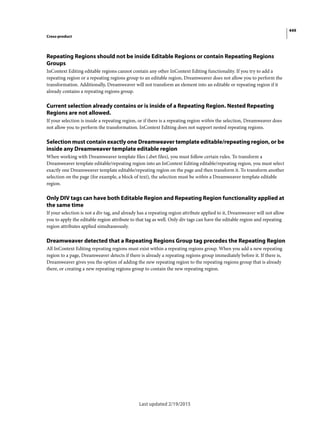 Dreamweaver reference