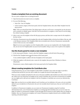 Dreamweaver reference