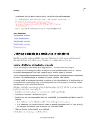 Dreamweaver reference