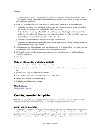 Dreamweaver reference