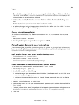 Dreamweaver reference