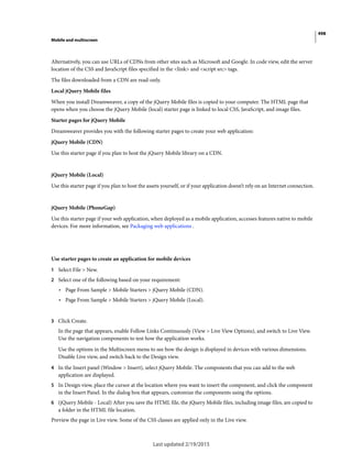 Dreamweaver reference