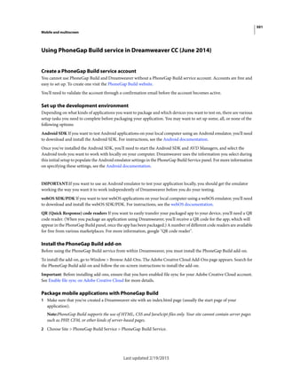 Dreamweaver reference