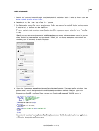 Dreamweaver reference