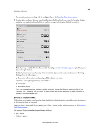 Dreamweaver reference