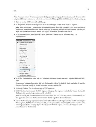 Dreamweaver reference