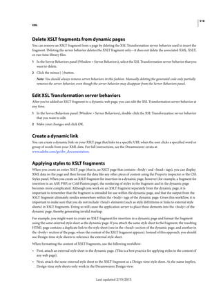 Dreamweaver reference