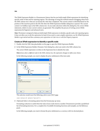 Dreamweaver reference