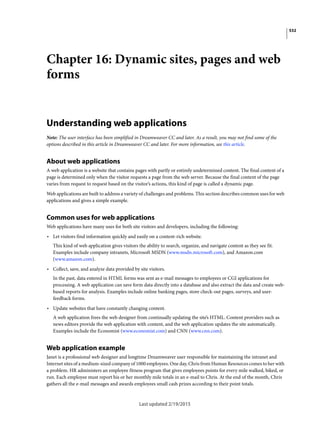 Dreamweaver reference