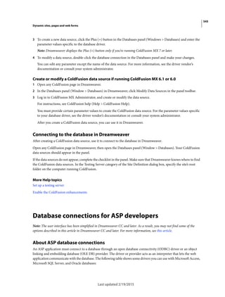 Dreamweaver reference