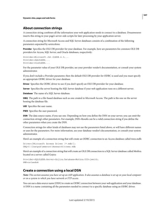 Dreamweaver reference