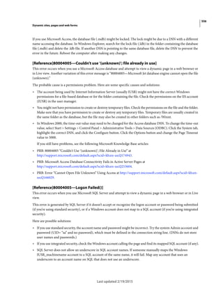 Dreamweaver reference