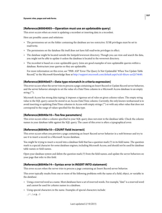 Dreamweaver reference