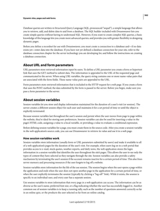 Dreamweaver reference