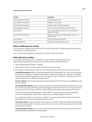 Dreamweaver reference