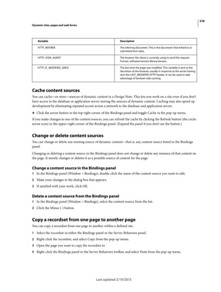 Dreamweaver reference