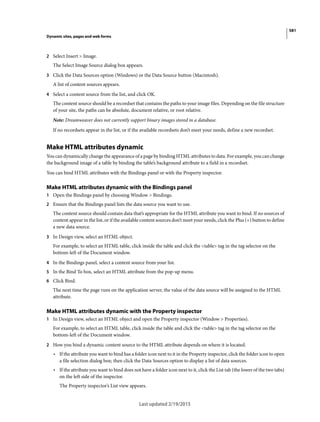 Dreamweaver reference