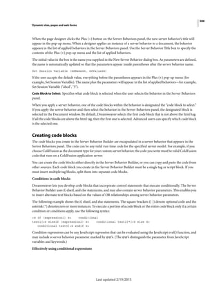 Dreamweaver reference