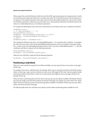 Dreamweaver reference