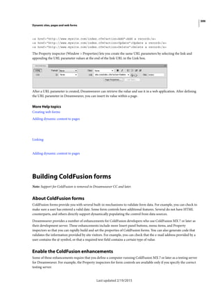Dreamweaver reference