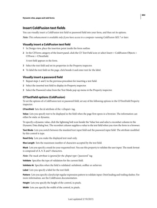 Dreamweaver reference