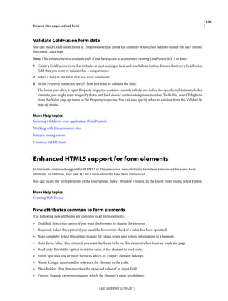 Dreamweaver reference