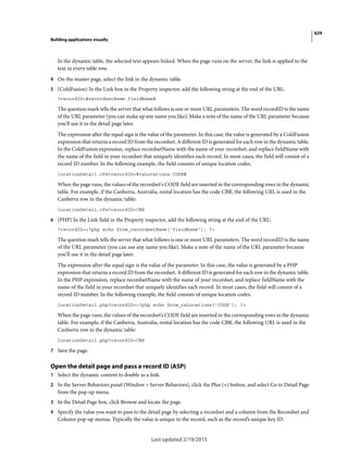 Dreamweaver reference