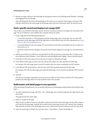 Dreamweaver reference