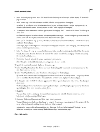 Dreamweaver reference