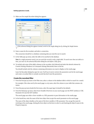 Dreamweaver reference